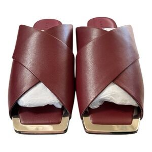 Katy Perry Slide Sandals Soft Nappa Leather
Cranberry Red Size 11 Women